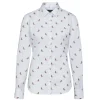 Women Alan Paine Ltd Shirts*Alan Paine Lawen Pheasant Print Shirt White
