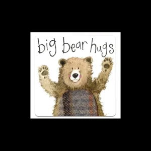 Alex Clark Art Ltd Kitchen And Dining | Tableware*Alex Clark Coaster - Bear Hugs