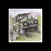 Alex Clark Art Ltd Kitchen And Dining | Tableware*Alex Clark Coaster - Off Roading