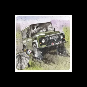 Alex Clark Art Ltd Kitchen And Dining | Tableware*Alex Clark Coaster - Off Roading
