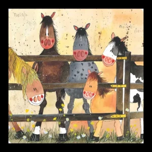 Alex Clark Art Ltd Kitchen And Dining | Tableware*Alex Clark Coaster - Ponies