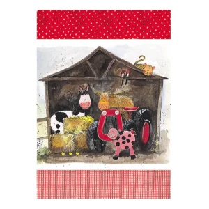 Alex Clark Art Ltd Kitchen And Dining | Tea Towels & Aprons*Alex Clark Teatowel Farmyard