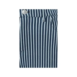 Women Alice Collins Trousers*Cassie stripe crop trousers - Midnight Blue / White