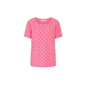 Women Alice Collins T-Shirts*Kylie Print Tunic - Hot Pink