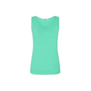Women Alice Collins T-Shirts*Perfect Plain Vest - Mint Leaf
