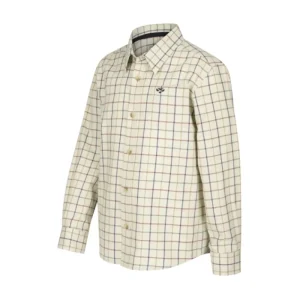 Hoggs Of Fife Ltd T-Shirts & Shirts*Ambassador Junior Shirt Ivory/Navy