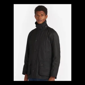 J Barbour + Son Ltd Coats & Jackets*Barbour Ashby Men's Wax Jacket - Black