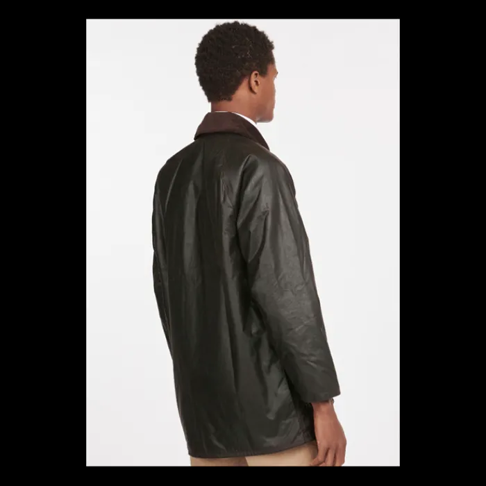 barbour_beaufort_wax_jack_1.webp J Barbour + Son Ltd Coats & Jackets*Barbour Beaufort Wax Jacket - Sage