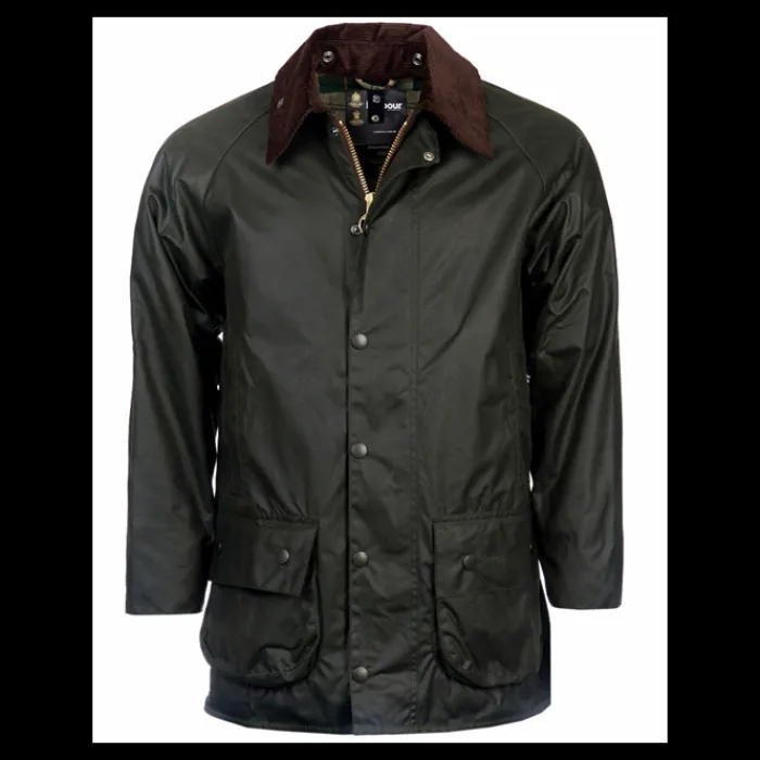 barbour_beaufort_wax_jack_2.webp J Barbour + Son Ltd Coats & Jackets*Barbour Beaufort Wax Jacket - Sage
