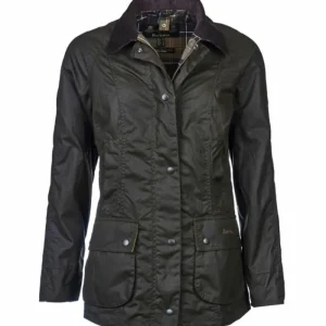 Women J Barbour + Son Ltd Coats & Jackets*Barbour Classic Beadnell Wax Jacket Olive