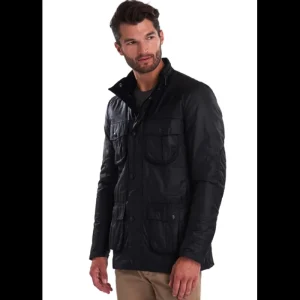 J Barbour + Son Ltd Coats & Jackets*Barbour Corbridge Wax Men's Jacket - Black