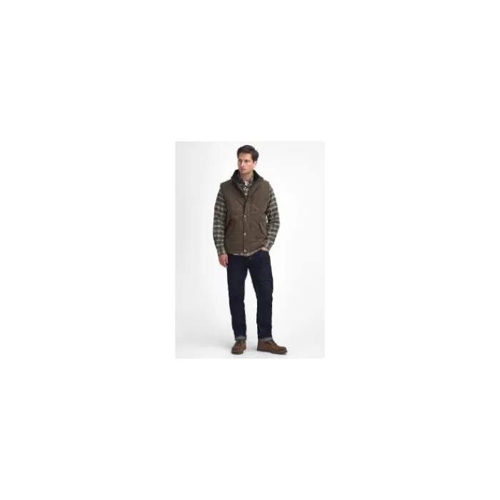 barbour_elter_gilet__oliv_1.webp J Barbour + Son Ltd Gilets*Barbour Elter Gilet - Olive
