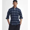 J Barbour + Son Ltd Shirts*Barbour Forestfield Tailored Fit Shirt - Navy