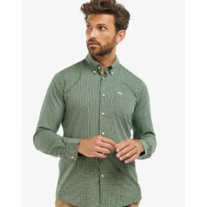 J Barbour + Son Ltd Shirts*Barbour Grove Performance Shirt - Olive