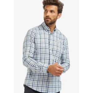 J Barbour + Son Ltd Shirts*Barbour Hallhill Performance Shirt - Sandstone