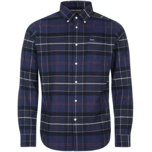 J Barbour + Son Ltd Shirts*Barbour Lutsleigh Shirt - Navy Marl