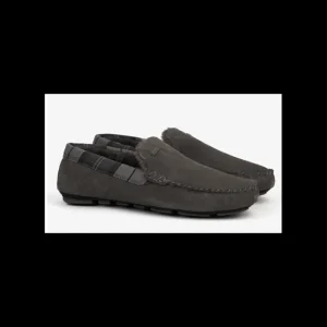 J Barbour + Son Ltd Slippers*Barbour Monty Slippers - Grey Suede