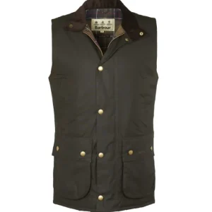 J Barbour + Son Ltd Gilets*Barbour New Westmorland Waxed Gilet Olive