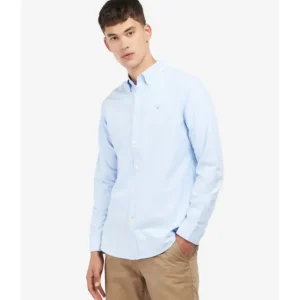 J Barbour + Son Ltd Shirts*Barbour Oxtown Tailored Fit Shirt - Sky