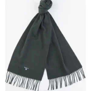 J Barbour + Son Ltd Hats, Gloves & Scarves*Barbour Plain Lambswool Scarf - Forest Green