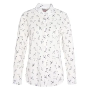 Women J Barbour + Son Ltd Shirts*Barbour Safari Shirt Linear - Dog Print