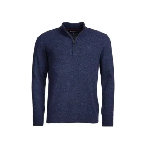 J Barbour + Son Ltd Jumpers & Cardigans*Barbour Tisbury Half Zip Sweater Navy