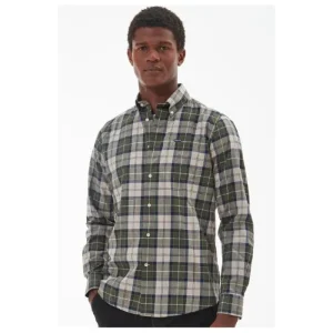 J Barbour + Son Ltd Shirts*Barbour Wetheram Tailored Shirt - Forest Mist