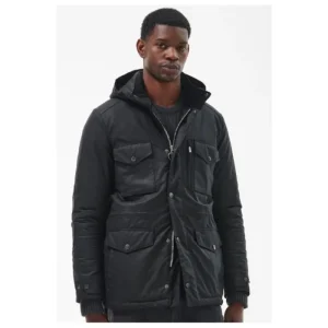 J Barbour + Son Ltd Coats & Jackets*Barbour Winter Sapper Wax Jacket - Black/Black
