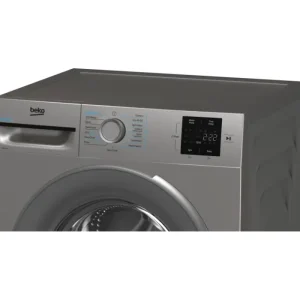 Beko Washing Machines/Freestanding Washing Machines*BMN3WT3841S 8kg 1400 Spin RecycledTub Washing Machine - Silver
