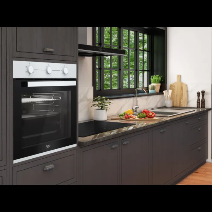 beko_cifyw_aeroperfect_ci_10.webp Beko Built In Ovens*CIFY71W AeroPerfect CIFY71W 60cm Built in RecycledNet Single Fan Oven - White