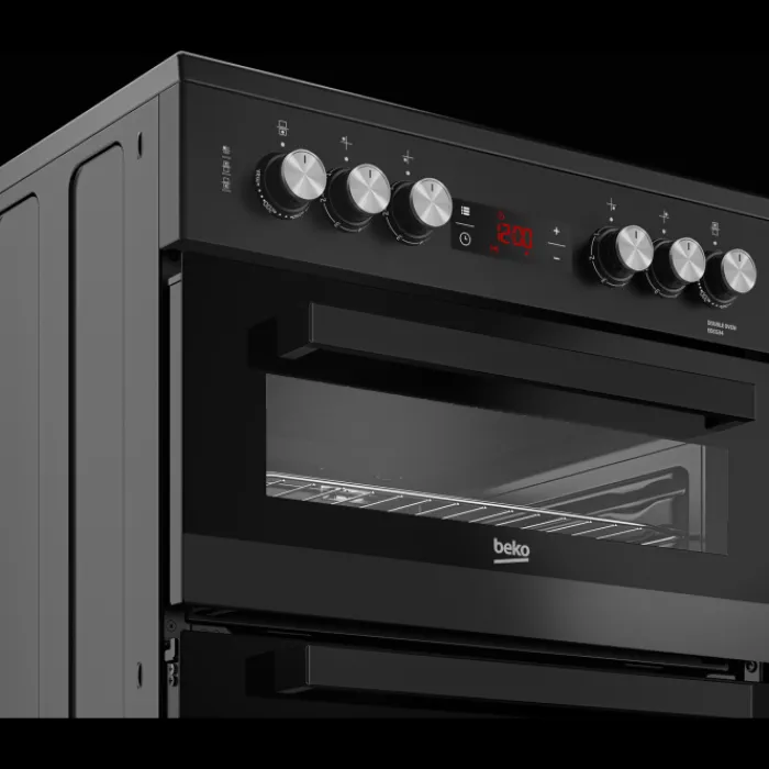 beko_edck_cm_double_oven__3.webp Beko Freestanding Cookers*EDC634K 60cm Double Oven Electric Cooker with Ceramic Hob - Black