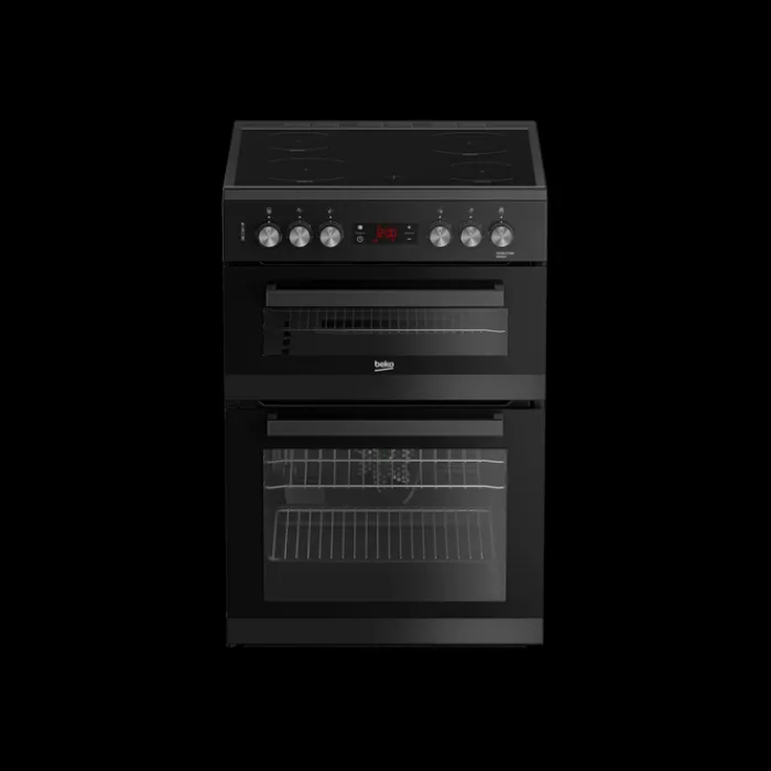 beko_edck_cm_double_oven__5.webp Beko Freestanding Cookers*EDC634K 60cm Double Oven Electric Cooker with Ceramic Hob - Black