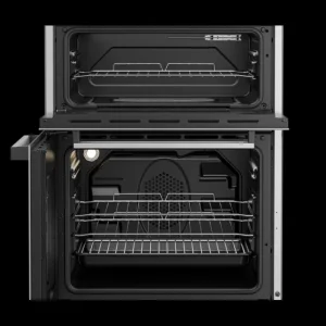 Beko Freestanding Cookers*EDC634S 60cm Double Oven Electric Cooker with Ceramic Hob - Silver