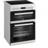 Beko Freestanding Cookers*EDC634W 60cm Double Oven Electric Cooker with Ceramic Hob - White