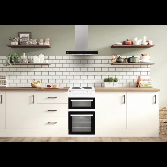 beko_edpw_cm_electric_dou_0.webp Beko Freestanding Cookers*EDP503W 50cm Electric Double Oven with Grill Cooker - White