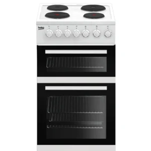 Beko Freestanding Cookers*EDP503W 50cm Electric Double Oven with Grill Cooker - White