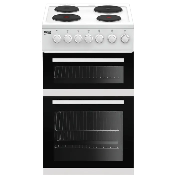 beko_edpw_cm_electric_dou_2.webp Beko Freestanding Cookers*EDP503W 50cm Electric Double Oven with Grill Cooker - White
