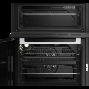 Beko Freestanding Cookers*ETC611W 60cm Twin Cavity Electric Cooker with Ceramic Hob - White