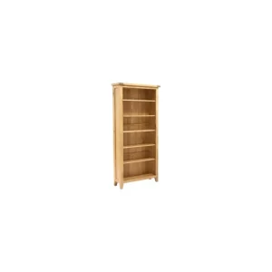 Besp Oak Furniture*NB084 Bookcase with 5 Adjustable Shelves