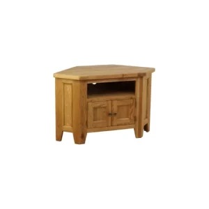 Besp Oak Furniture*NB037A 90 Degree Corner TV Unit