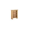 Besp Oak Furniture*SOR005 Low Bookcase with 3 Shelves *Ex Display*