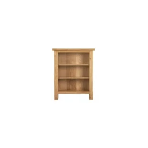Besp Oak Furniture*SOR005 Low Bookcase with 3 Shelves *Ex Display*