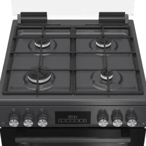 Blomberg Freestanding Cookers*GGRN655N 60cm Double Oven Gas Cooker with Gas Hob - Anthracite