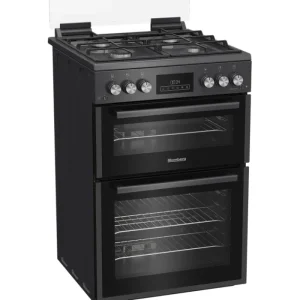 Blomberg Freestanding Cookers*GGRN655N 60cm Double Oven Gas Cooker with Gas Hob - Anthracite