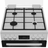 Blomberg Freestanding Cookers*GGRN655W 60cm Double Oven Gas Cooker with Gas Hob - White