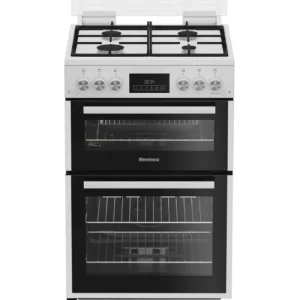 Blomberg Freestanding Cookers*GGRN655W 60cm Double Oven Gas Cooker with Gas Hob - White