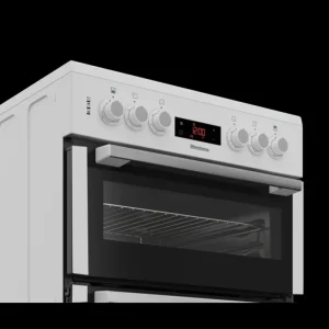 Blomberg Freestanding Cookers*HKN65W 60cm Electric Double Oven with Ceramic Hob - White