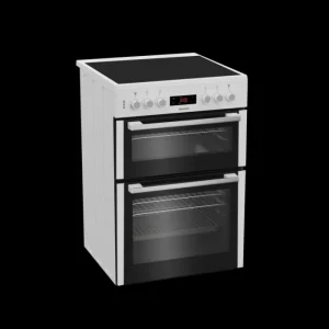 Blomberg Freestanding Cookers*HKN65W 60cm Electric Double Oven with Ceramic Hob - White