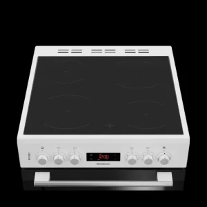 Blomberg Freestanding Cookers*HKN65W 60cm Electric Double Oven with Ceramic Hob - White