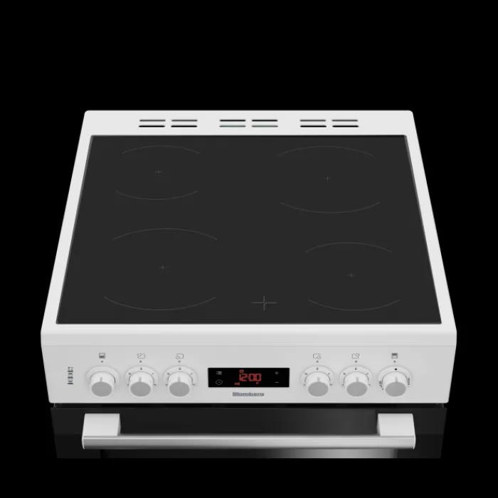 blomberg_hknw_cm_electric_4.webp Blomberg Freestanding Cookers*HKN65W 60cm Electric Double Oven with Ceramic Hob - White